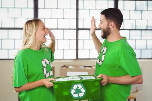 Eco-friendly disposal of garage items